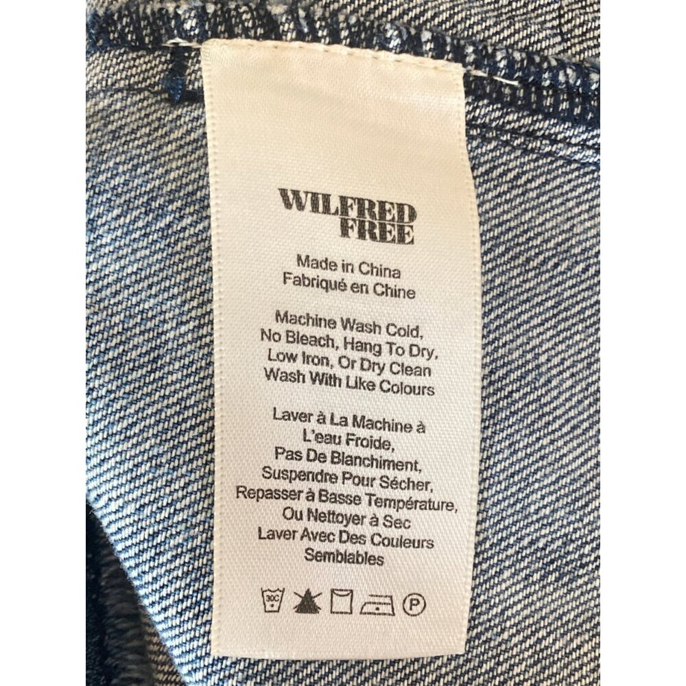 Aritzia Wilfred Free Denim Dress or Shirt, XS, Pockets, Boho, Cottagecore, Beach - Picture 7 of 7